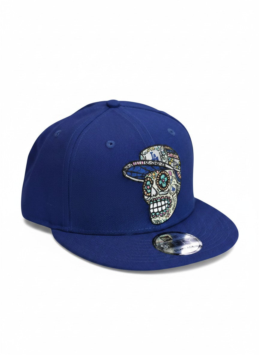 LA Dodgers New Era 9Fifty Sugar Skull Royal Blue Snapback
