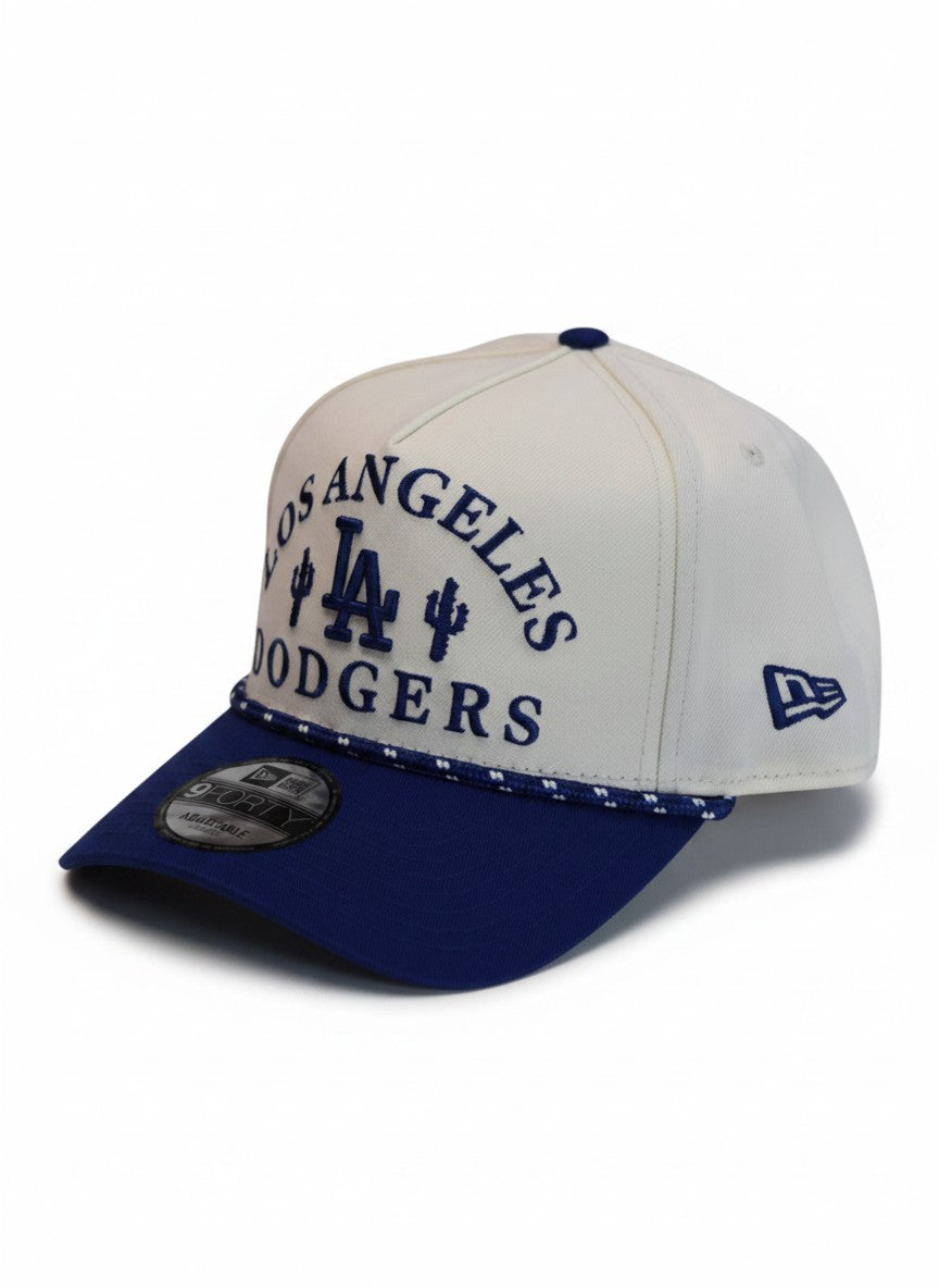 LA Dodgers New Era 9Fifty Spring Training Two-Tone Cream & Navy Snapback