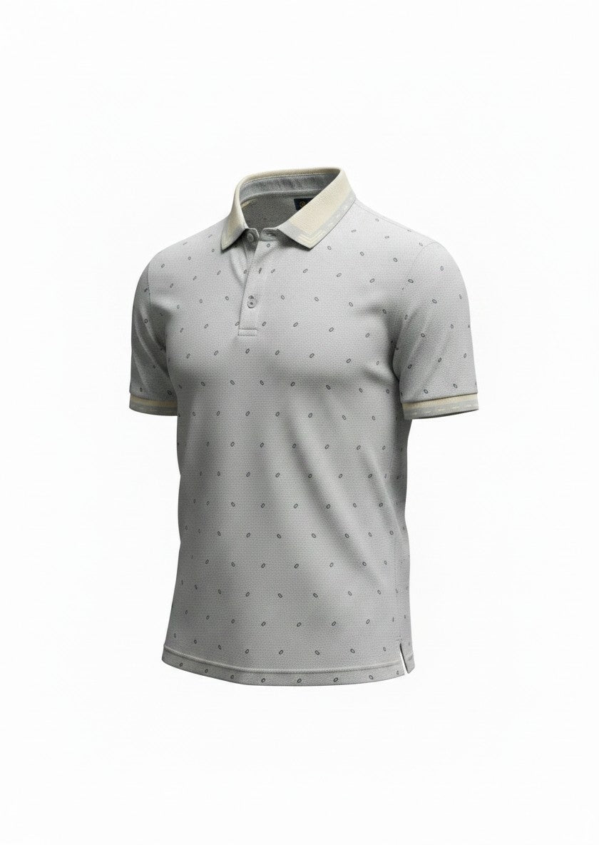 Paisley Print Polo Shirt