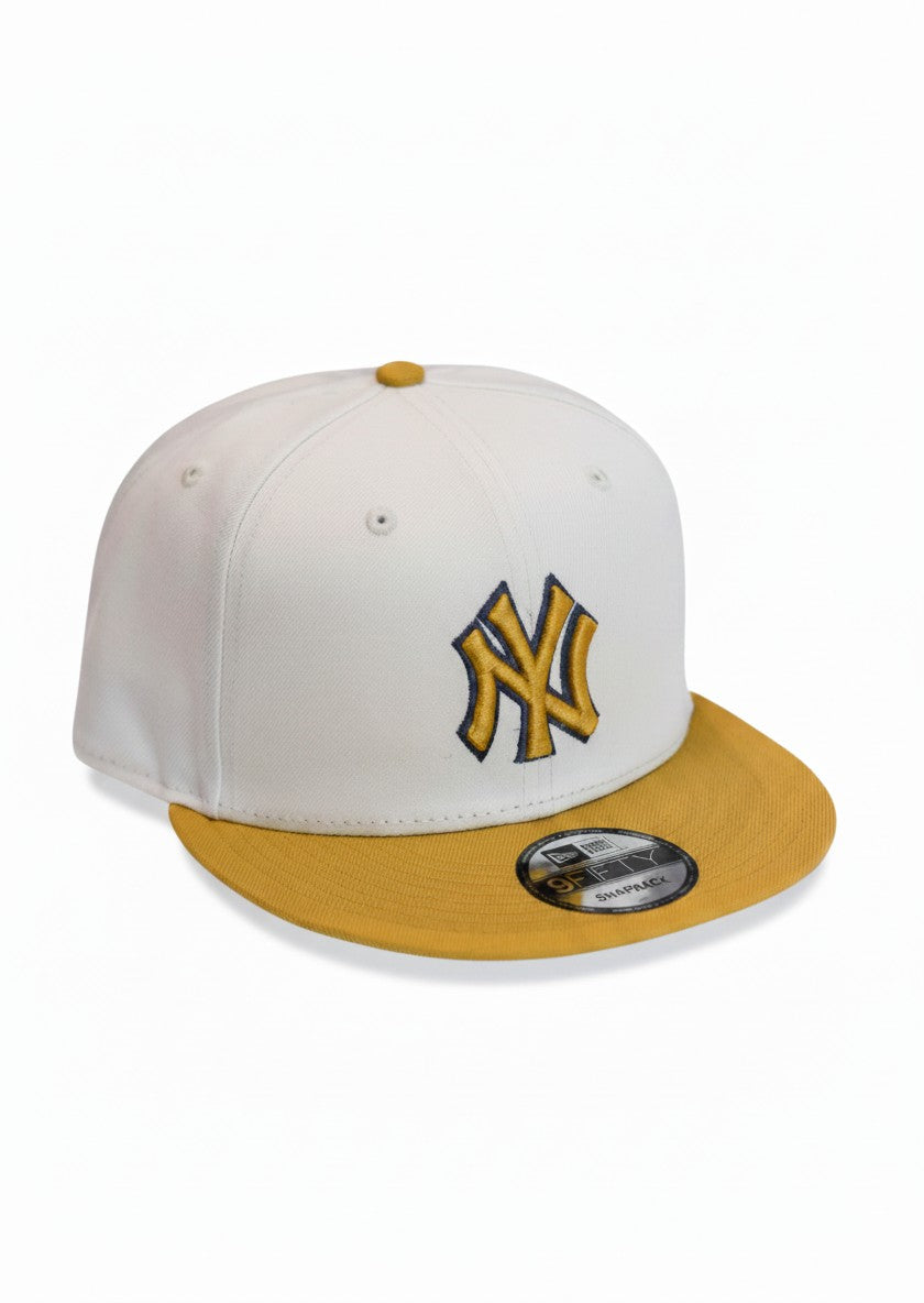 New York Yankees New Era 9Fifty Two-Tone Cream & Gold Snapback