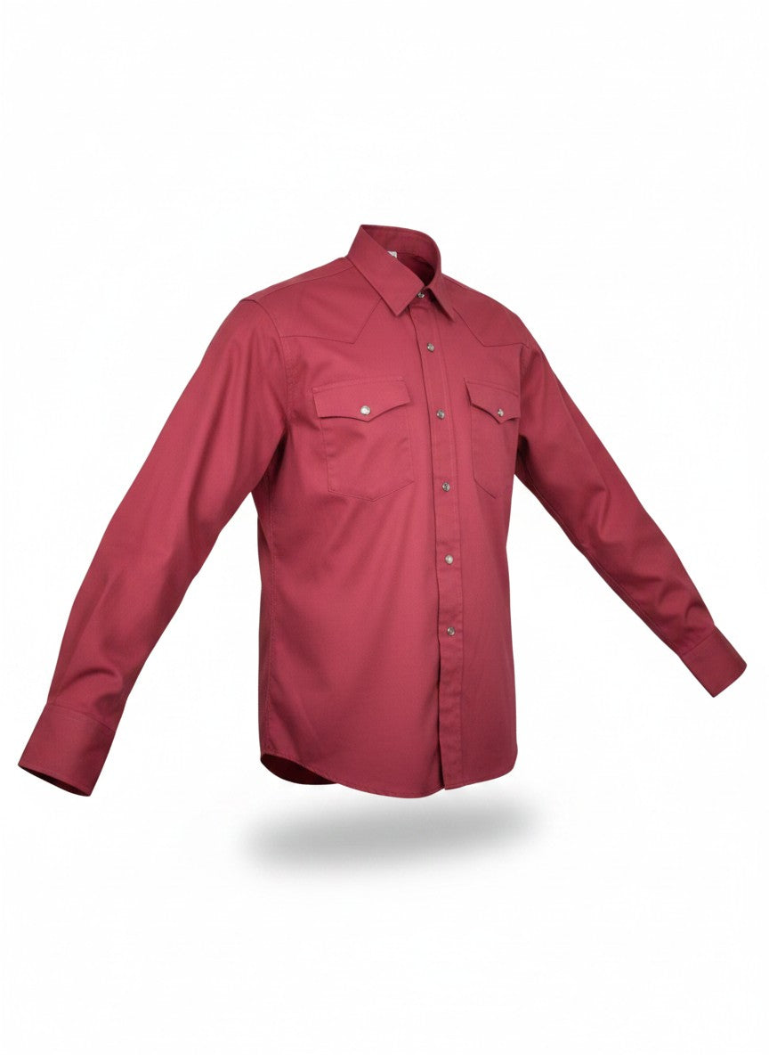 Maximos Black Western Snap Long Sleeve Shirt