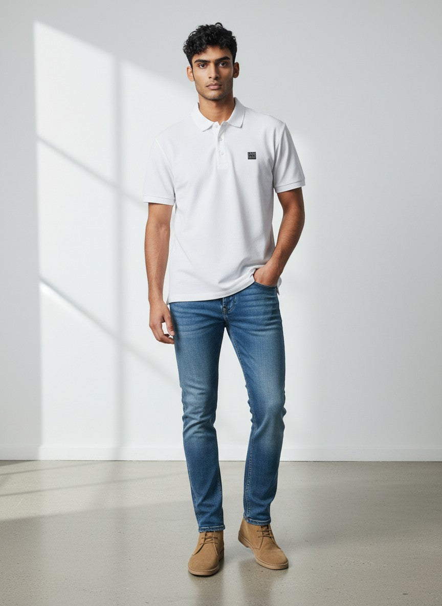 Verali Logo Patch Polo Shirt