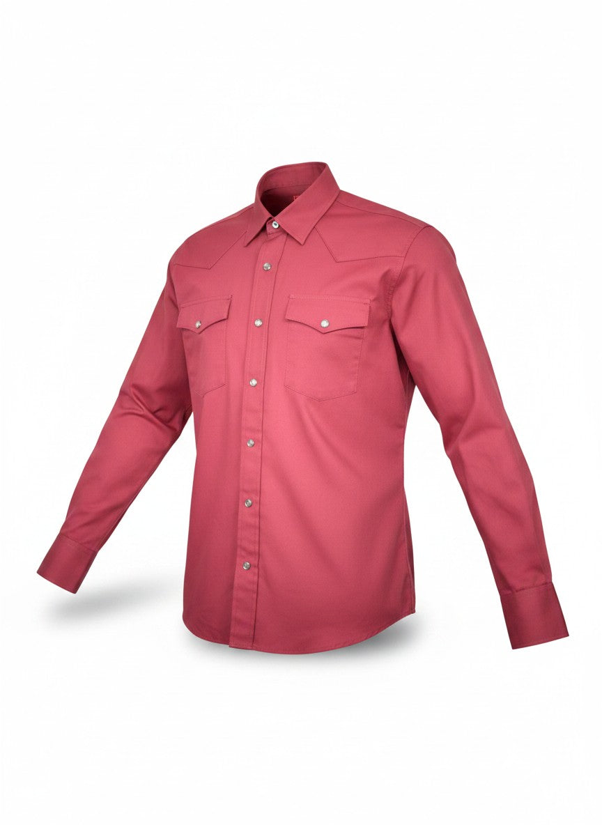 Maximos Black Western Snap Long Sleeve Shirt