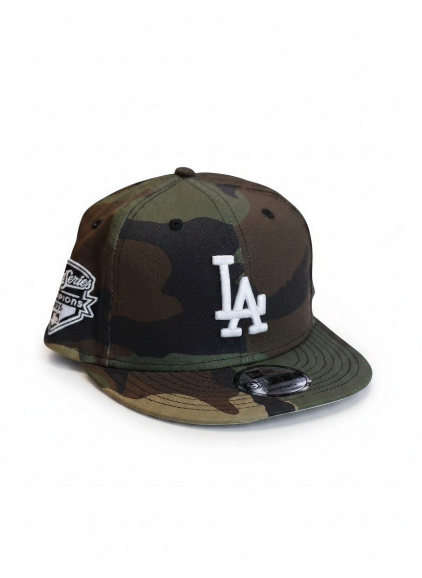 LA Dodgers New Era 9Fifty Camo World Series Champions Snapback