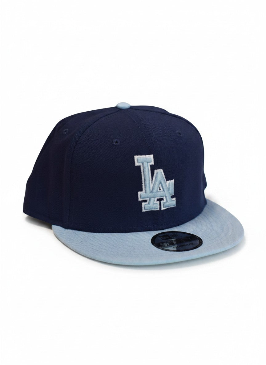 LA Dodgers New Era Two-Tone Navy & Light Blue Snapback