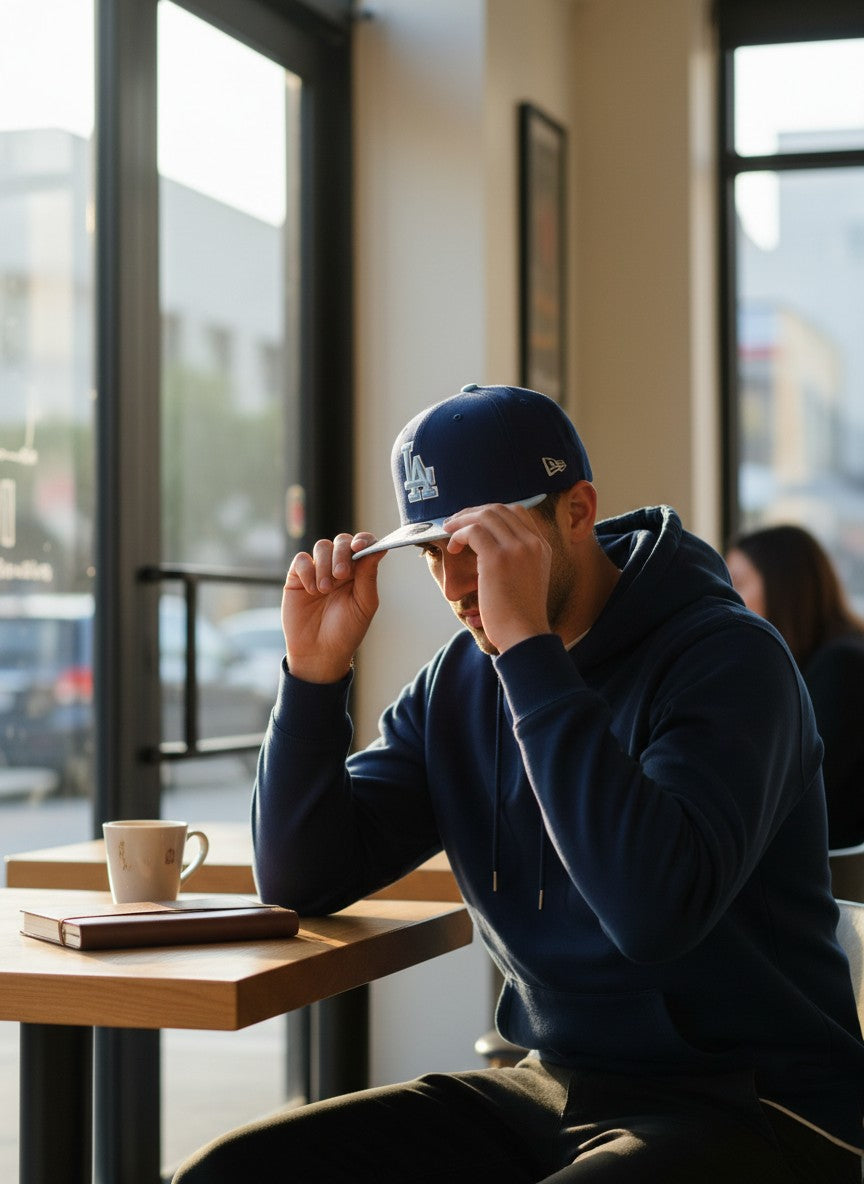 LA Dodgers New Era Two-Tone Navy & Light Blue Snapback