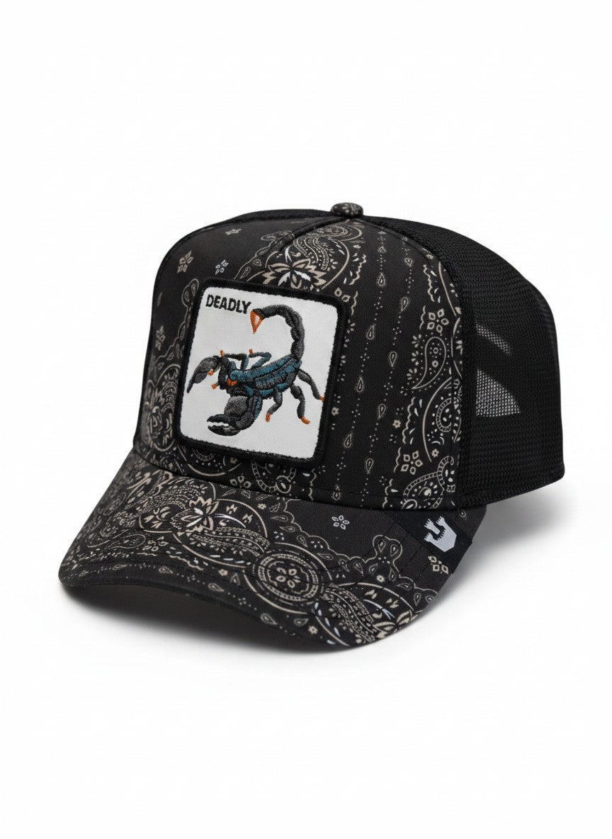 Goorin Bros. "Deadly" Scorpion Paisley Trucker Snapback