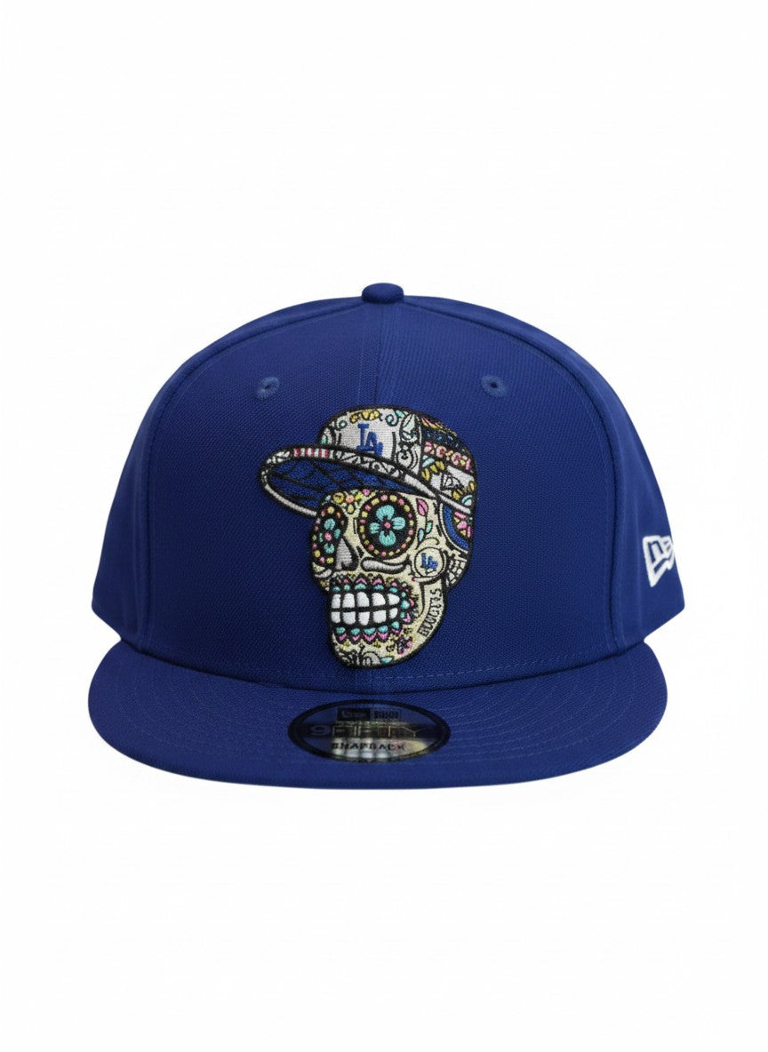 LA Dodgers New Era 9Fifty Sugar Skull Royal Blue Snapback