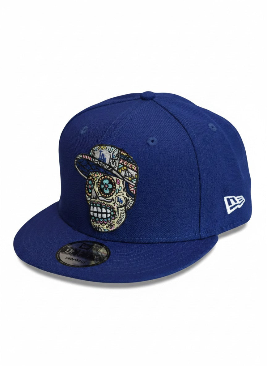 LA Dodgers New Era 9Fifty Sugar Skull Royal Blue Snapback