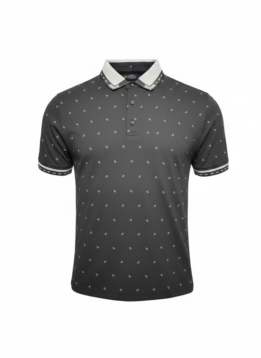 Paisley Print Polo Shirt