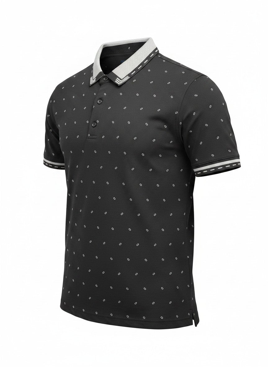 Paisley Print Polo Shirt