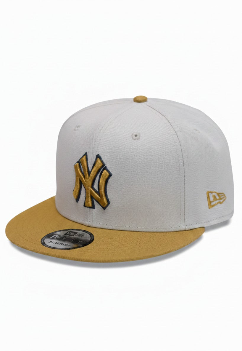 New York Yankees New Era 9Fifty Two-Tone Cream & Gold Snapback