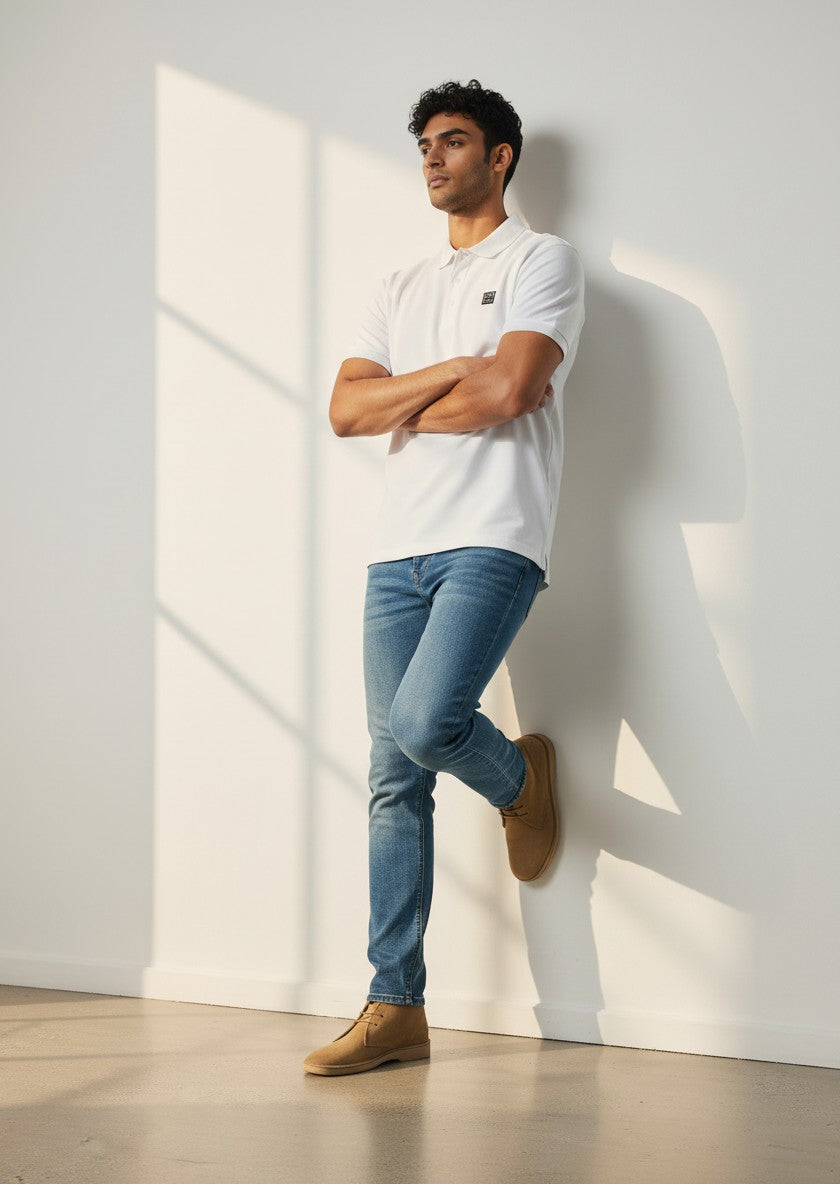 Verali Logo Patch Polo Shirt